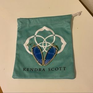 Kendra Scott blue drop earrings